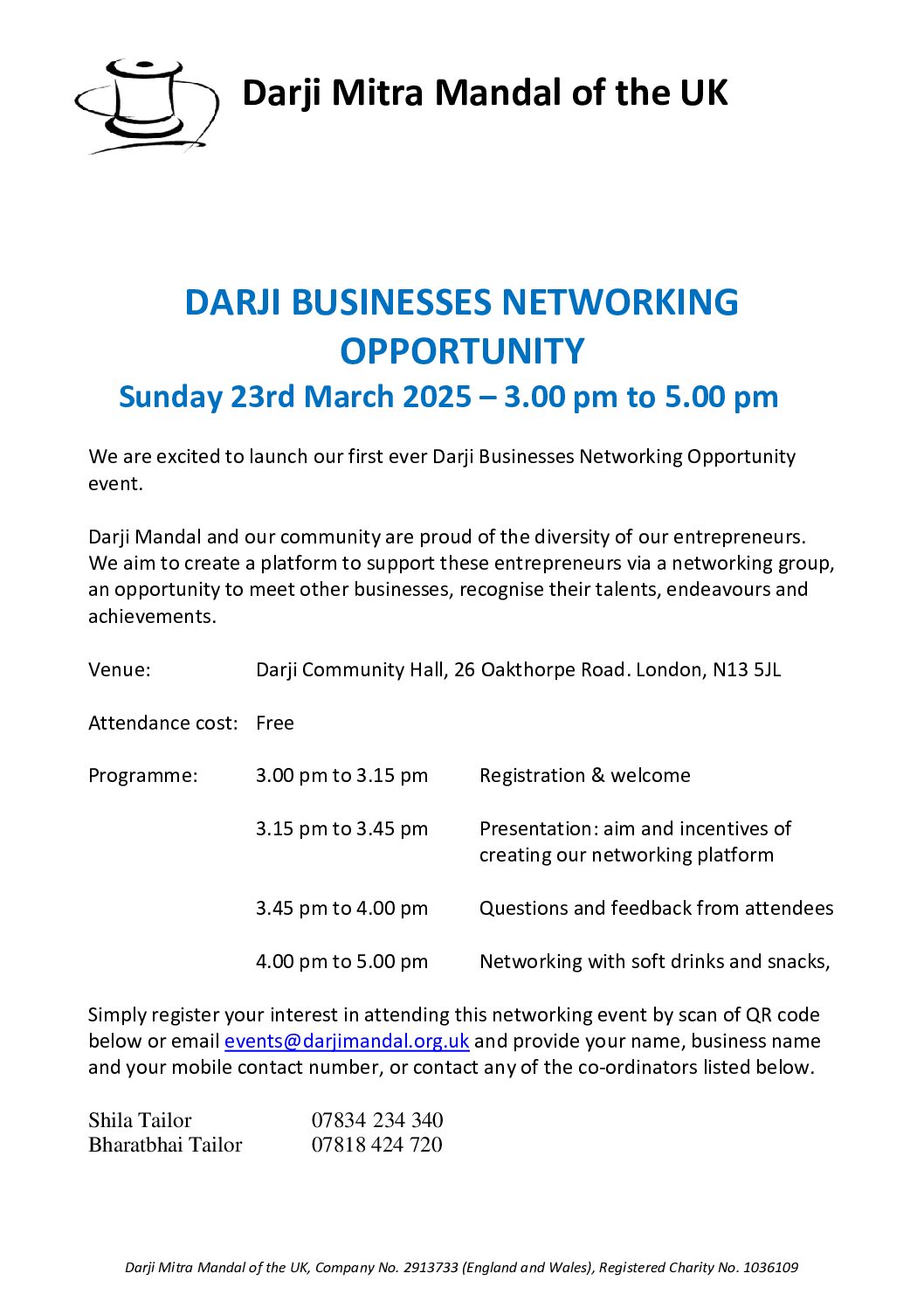 DMMUK 2025 Networking Opportunity Event 23rd March 2024